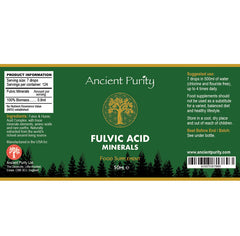 Fulvic Acid Minerals