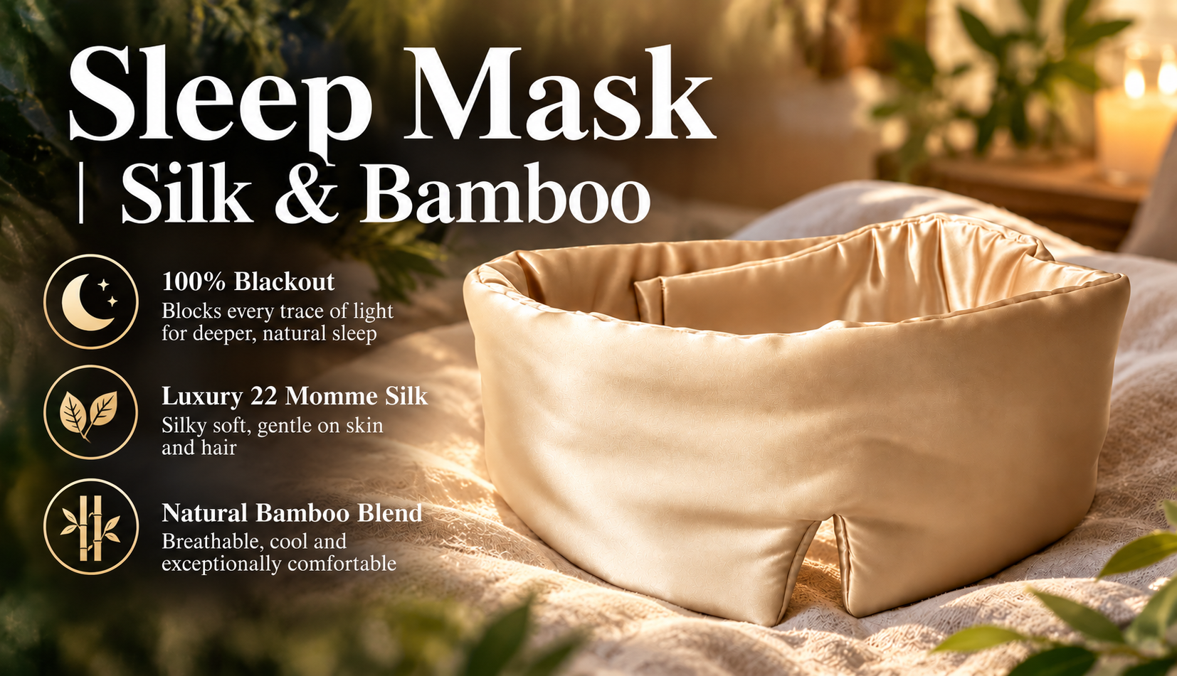 Sleep Mask | Silk & Bamboo