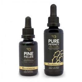 Pine Pollen Gold Elixir 30 Ml Contains Over 200 Bioactive Nutrients,  Vitamins & Minerals 
