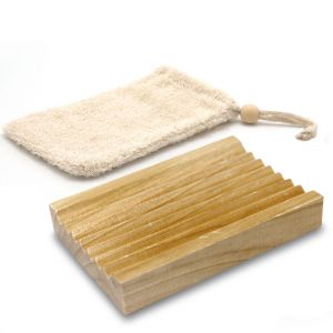 Soap Bag (Rami) Dish (Hemu Wood)