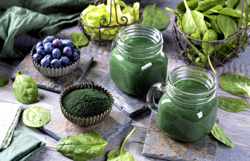 Spirulina & Chlorella organic algae supplement mix