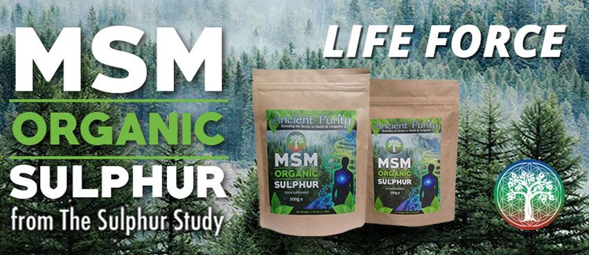 Msm Sulphur Pure Organic Sulfur Supplement Ancient Purity 