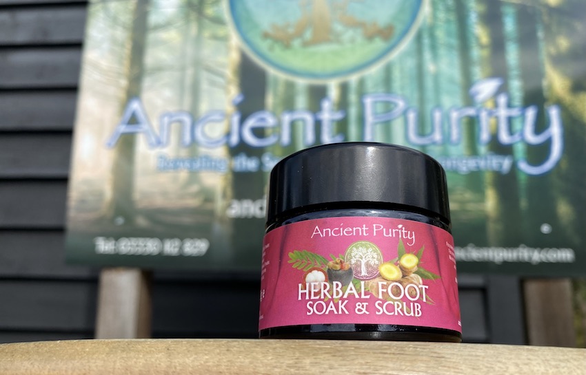 herbal foot scrub foot health