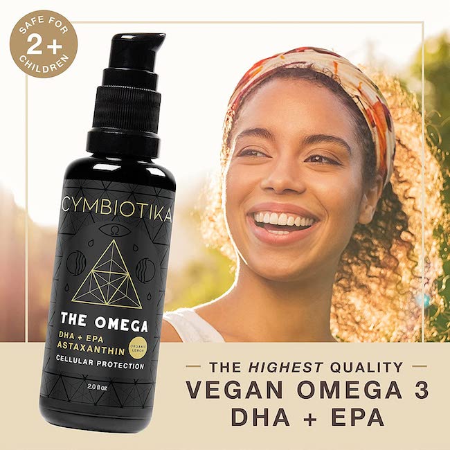  highest possible quality vegan Omega 3 DHA/ EPA supplement available. With more than 20,000 published scientific researches released since the 1970s, omega-3 fatty acids are the planet’s most studied substances 2nd to aspirin. Modern biological research has revealed that our eyes, brain and central nervous system are made mostly of DHA, making it a crucial nutrient for good health at all ages. In addition, it is often recommended by doctors for a healthy and trouble-free pregnancy and your baby’s brain development.
